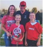 LINDSEY FATHKE, HONORARY REFEREE FOR AVON INVITATIONAL